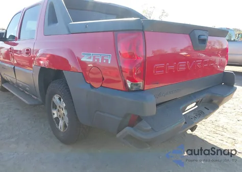 2002 Chevrolet Avalanche 1500 из США, поврежденный, VIN 3GNEC13T52G188593